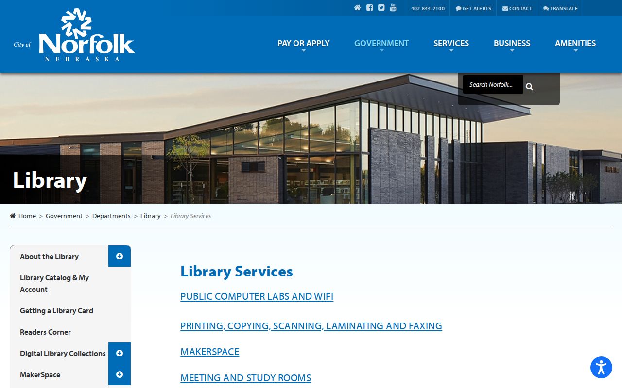 Norfolk city directory Heritage Room collections page