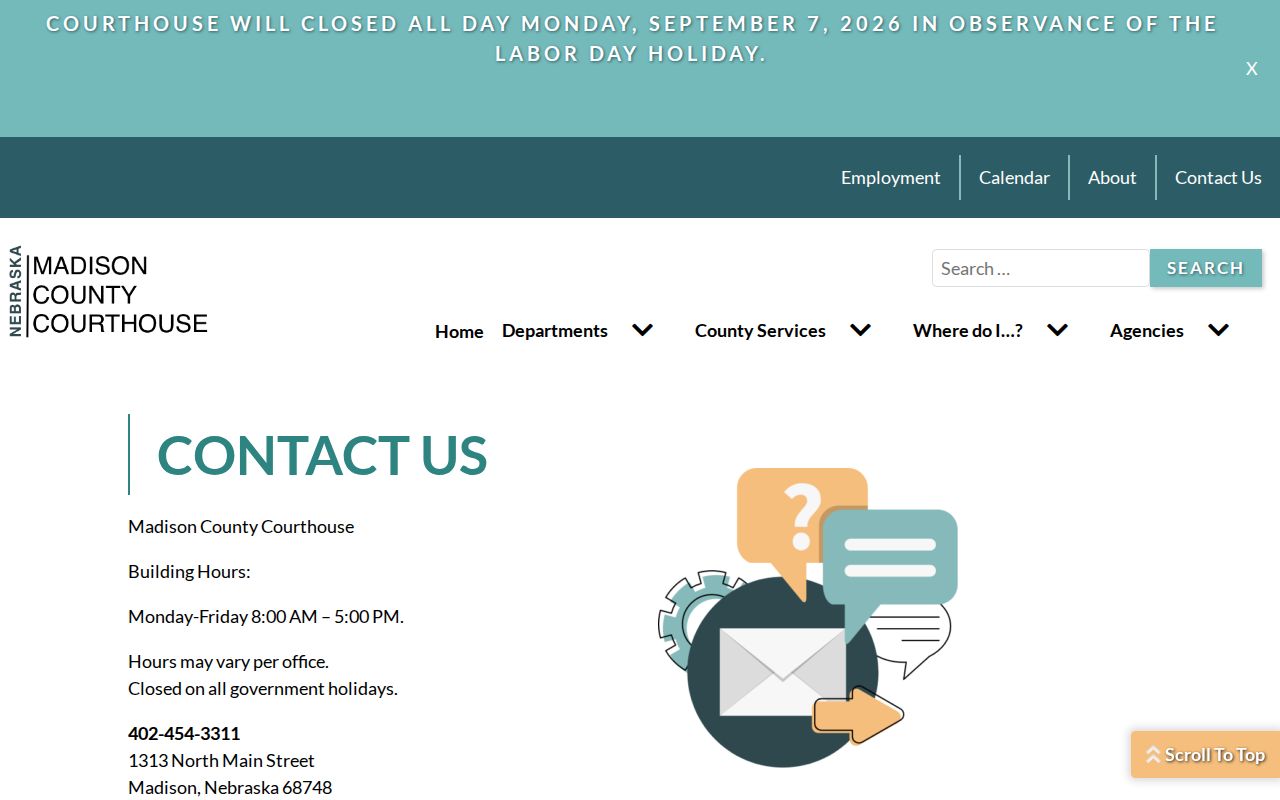 Norfolk residents directory Madison County courthouse contacts