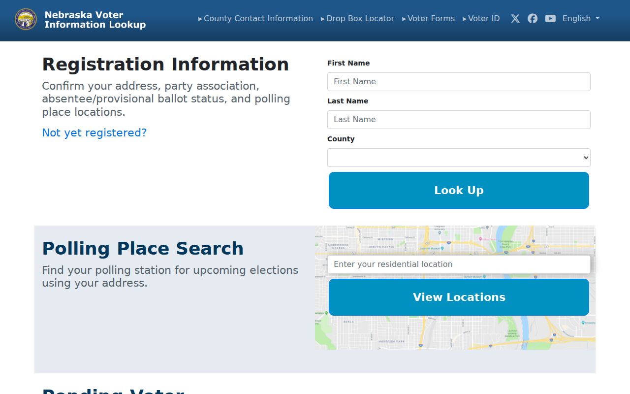 Norfolk residents directory VoterView search fields