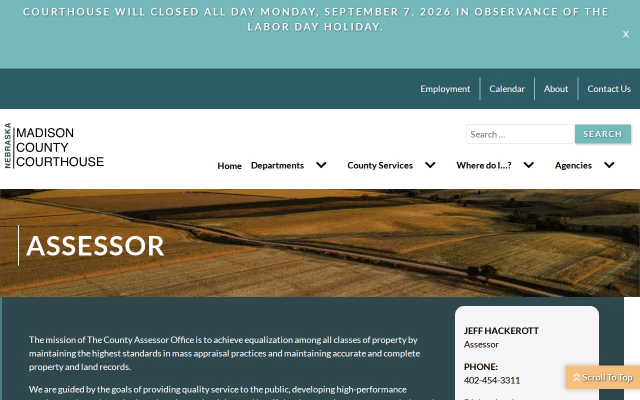Norfolk street directory Madison County Assessor parcel search access