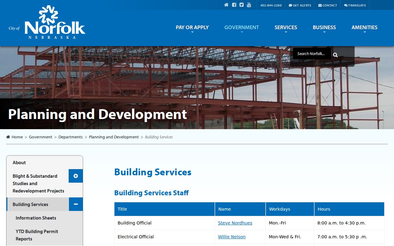 Norfolk street directory building permit records